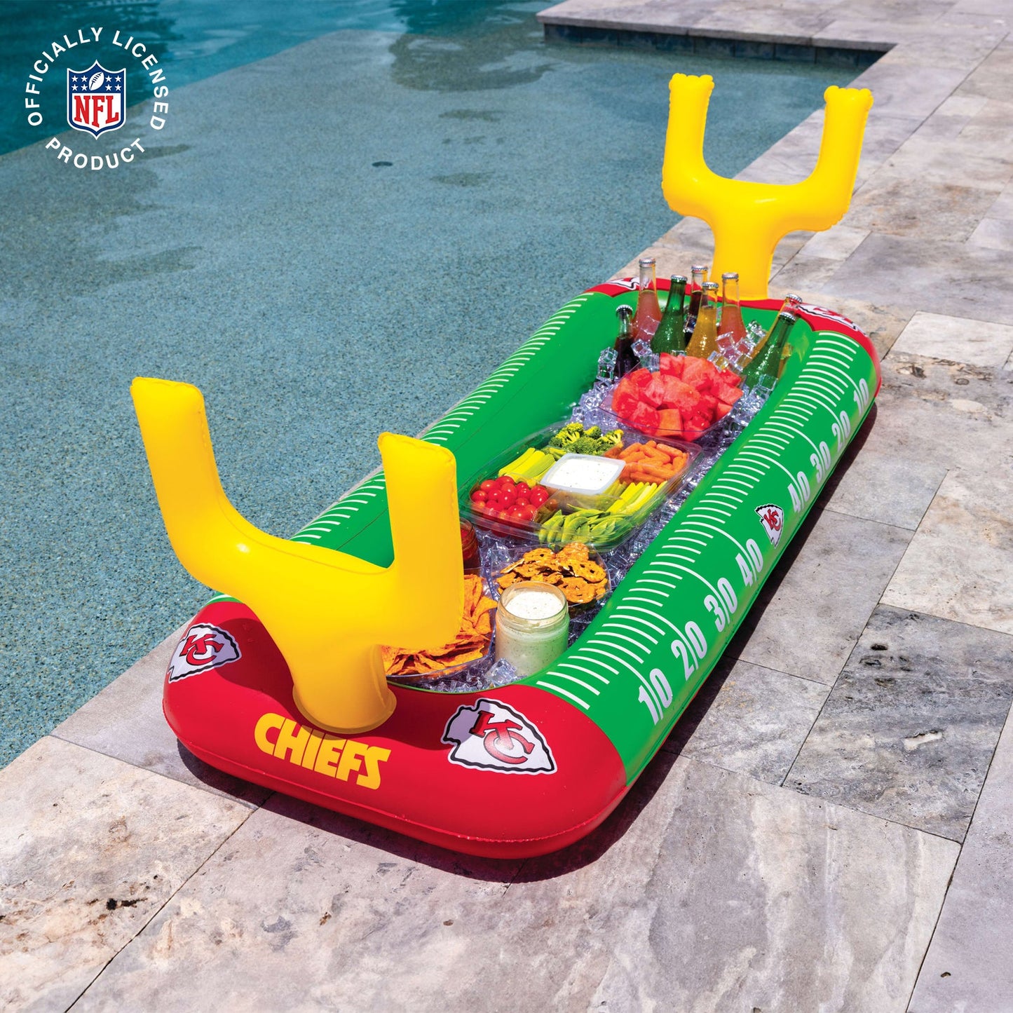 BigMouth Inc Kansas City Chiefs 4ft inflatable Buffet