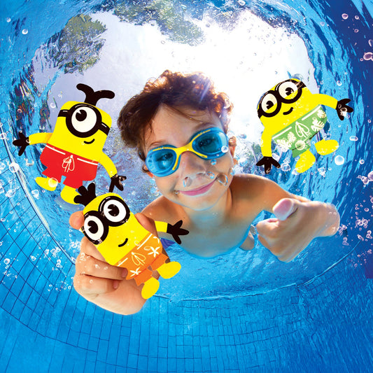 BigMouth Inc Minions Dive Toys – Kevin, Bob & Stuart Set
