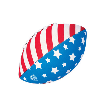 BigMouth Inc Patriotic Water Football – Stars, Stripes & Spirals