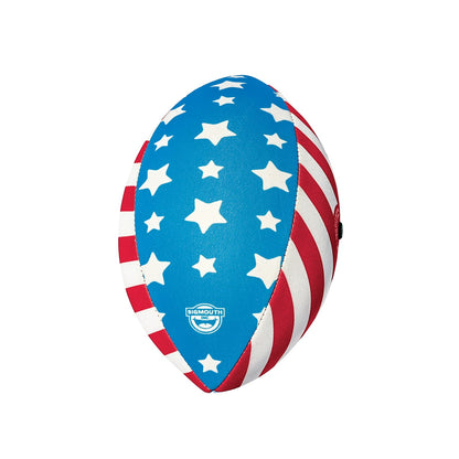 BigMouth Inc Patriotic Water Football – Stars, Stripes & Spirals