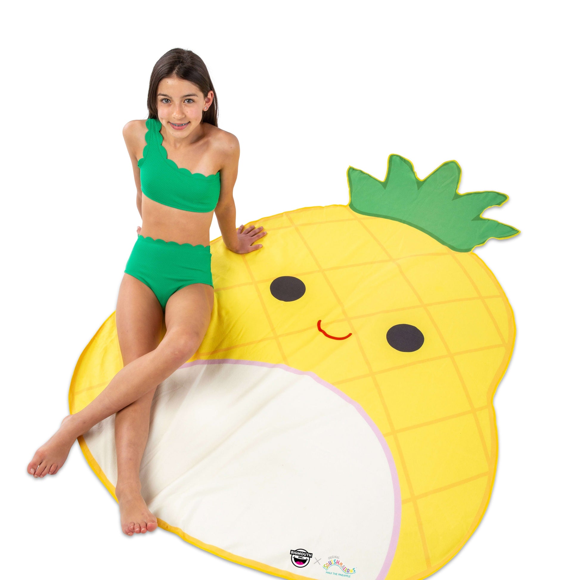 BigMouth Inc BigMouth X Squishmallows Maui the Pineapple Beach Blanket