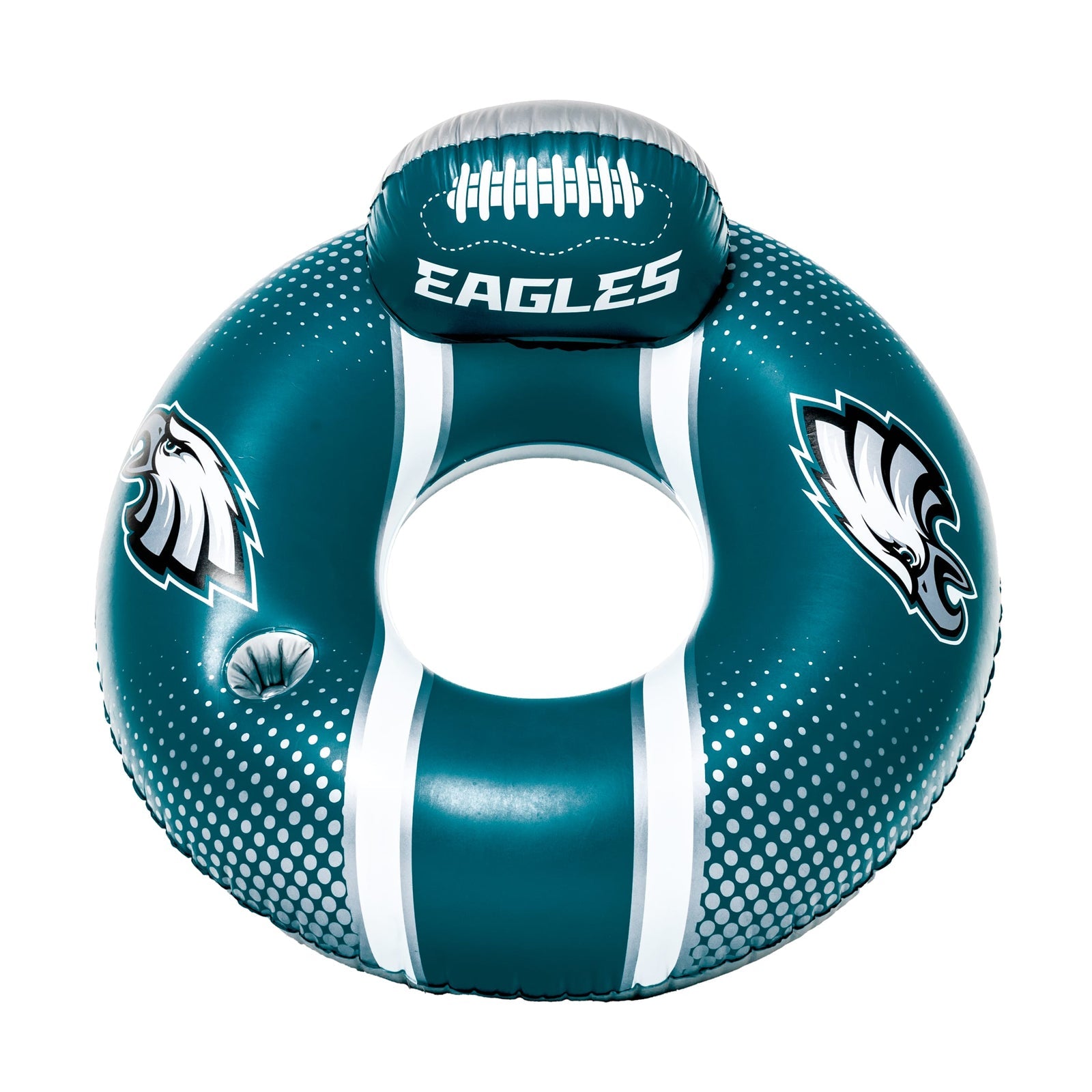 BigMouth Inc Philadelphia Eagles 42 in Pool Float with cupholder and backrest