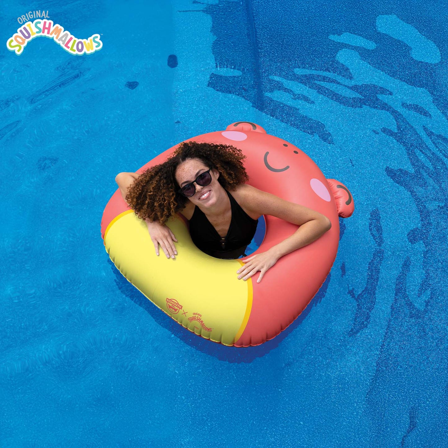 BigMouth Inc Squishmallows Obu the Frog 36 in ring Pool Float