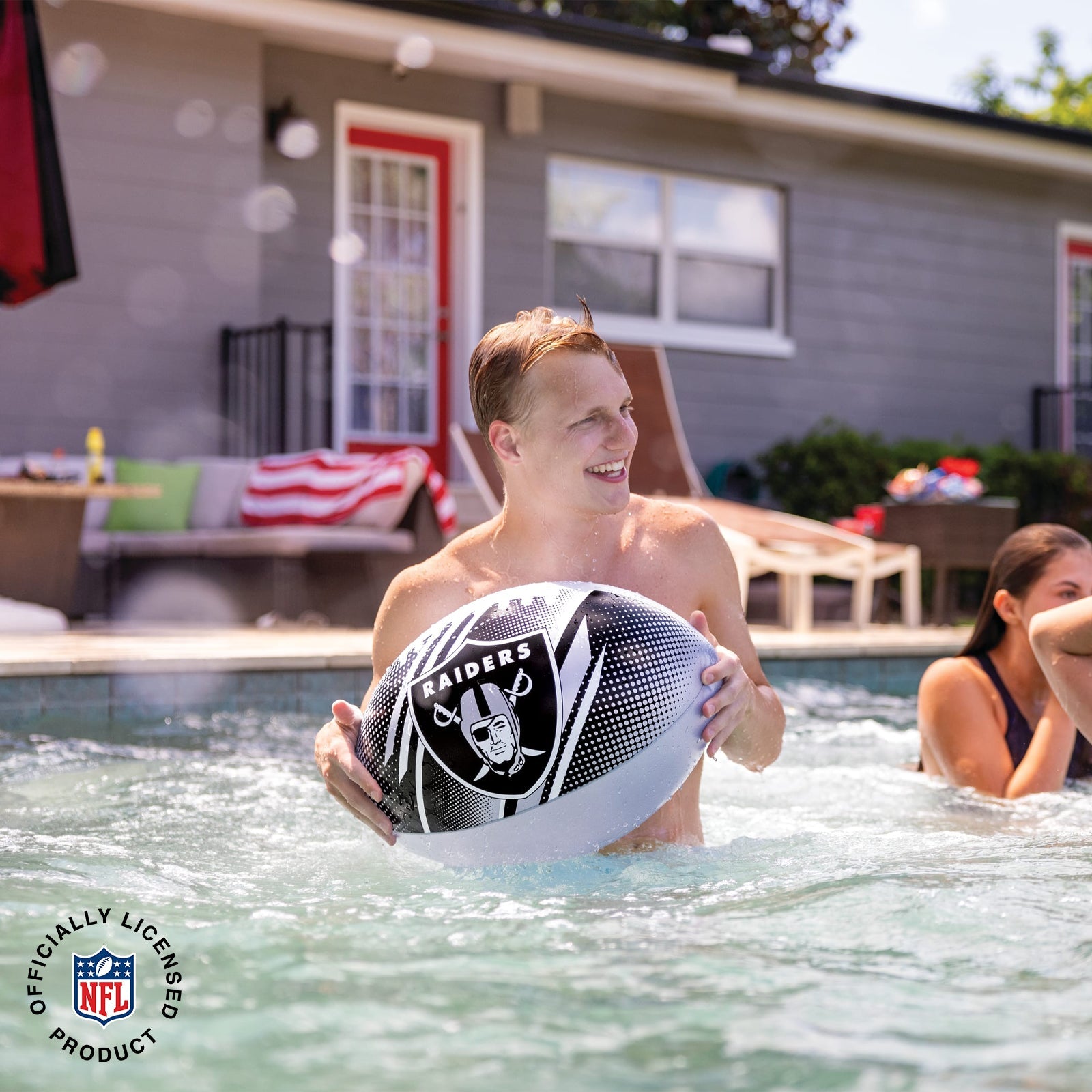 BigMouth Inc Las Vegas Raiders Beach Ball