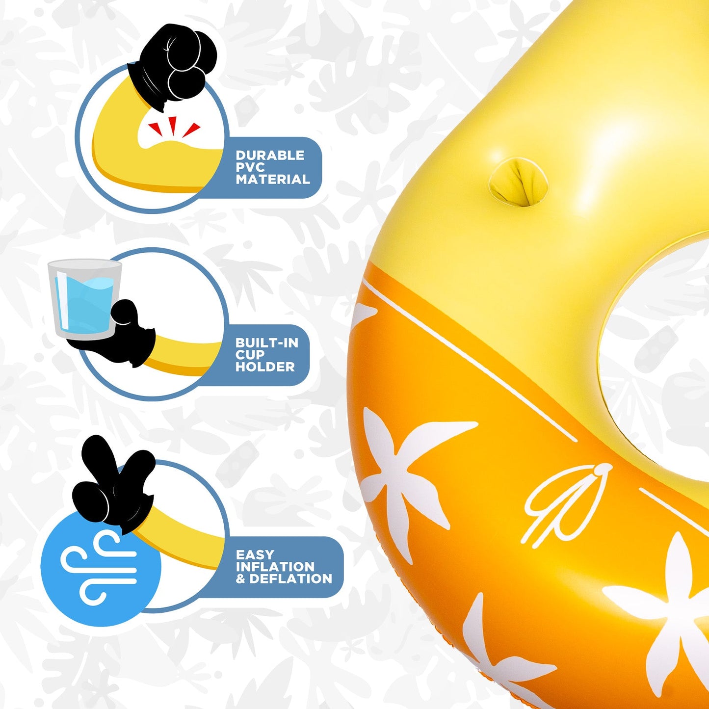 BigMouth Inc Minion Float - Orange