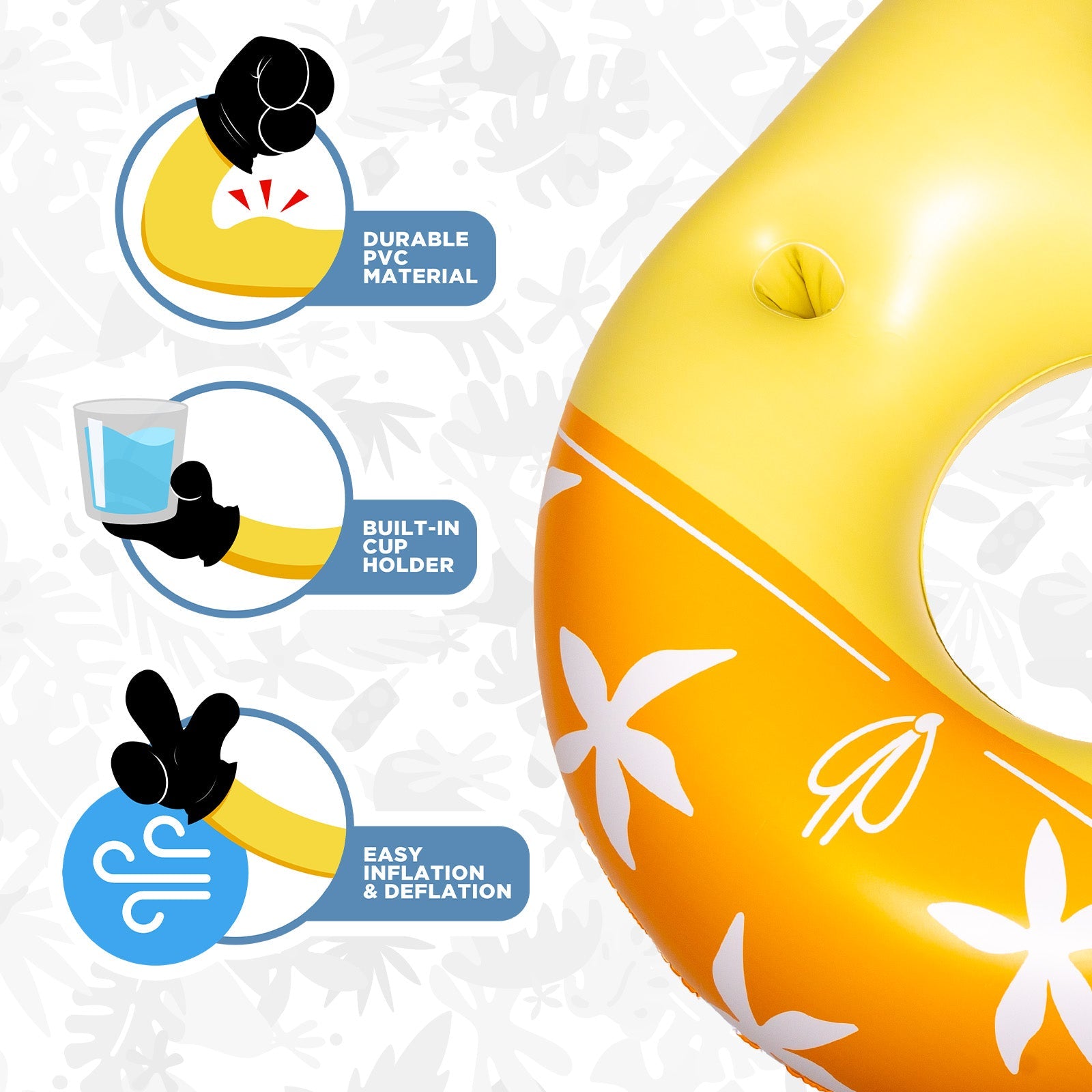 BigMouth Inc Minion Float - Orange