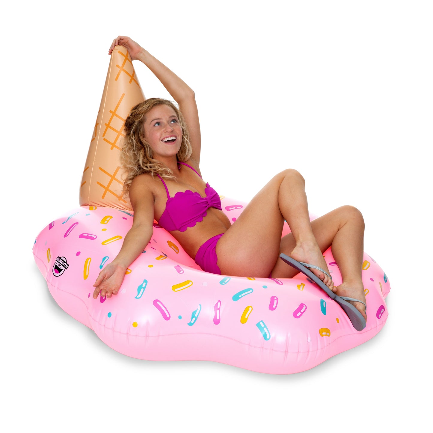 BigMouth Inc Giant Melting Ice Cream Pool Float