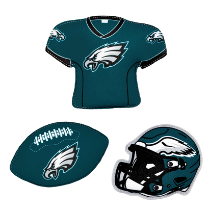 BigMouth Inc NFL Neoprene Diving Toys - Philadelphia Eagles (Set of 3)