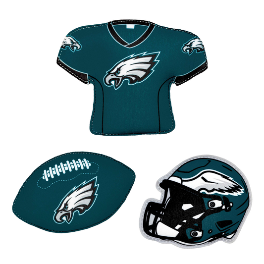 BigMouth Inc NFL Neoprene Diving Toys - Philadelphia Eagles (Set of 3)
