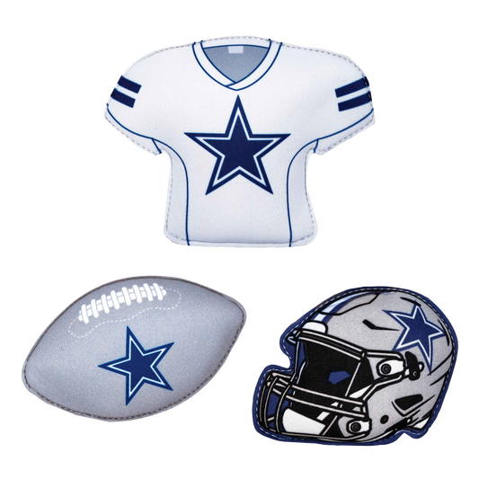 BigMouth Inc NFL Neoprene Diving Toys - Dallas Cowboys (Set of 3)
