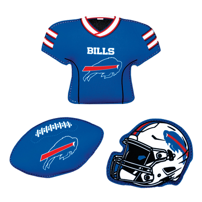 BigMouth Inc NFL Neoprene Diving Toys - Buffalo Bills (Set of 3)