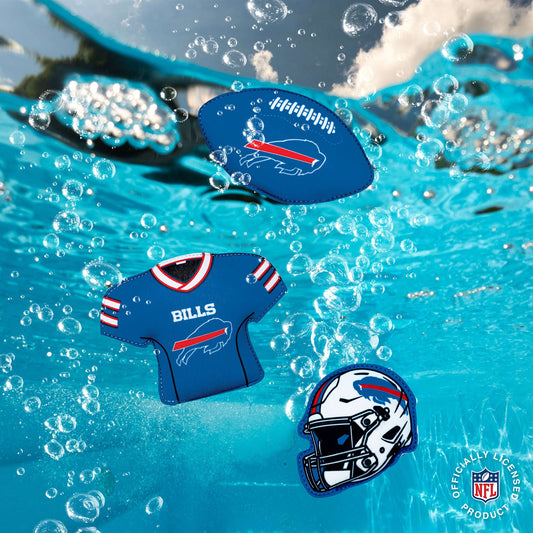 BigMouth Inc NFL Neoprene Diving Toys - Buffalo Bills (Set of 3)