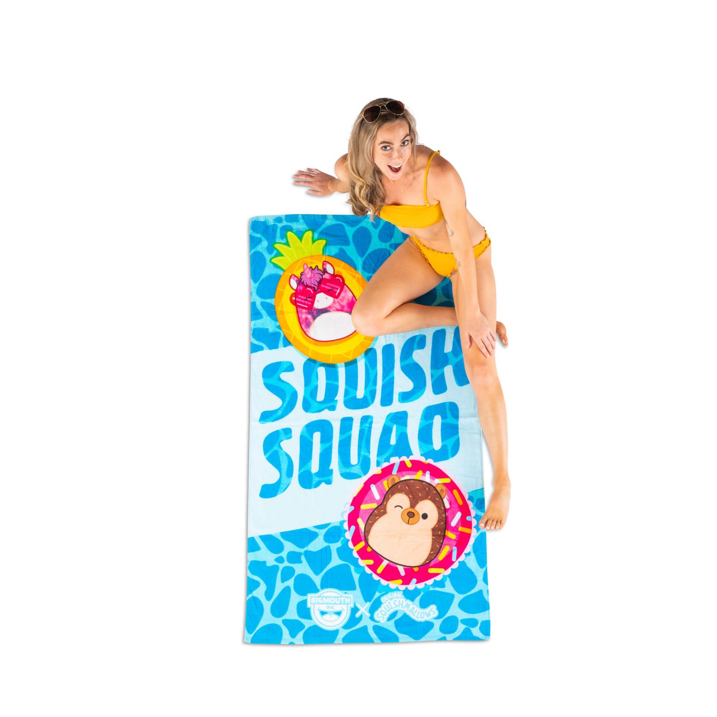 BigMouth Inc BigMouth X Squishmallows Squish Squad Beach Towel