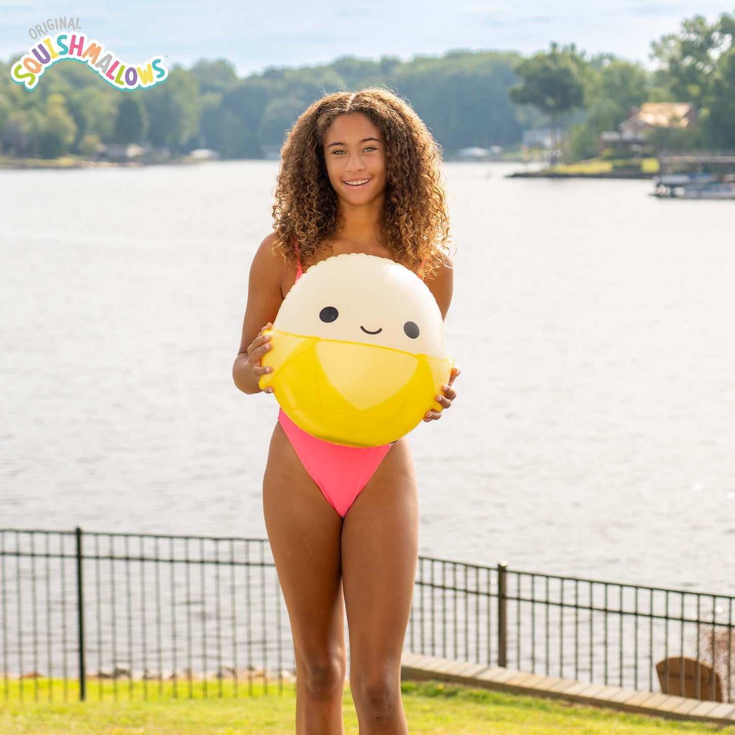 BigMouth Inc Squishmallows Junie the Banana Beach Bobber