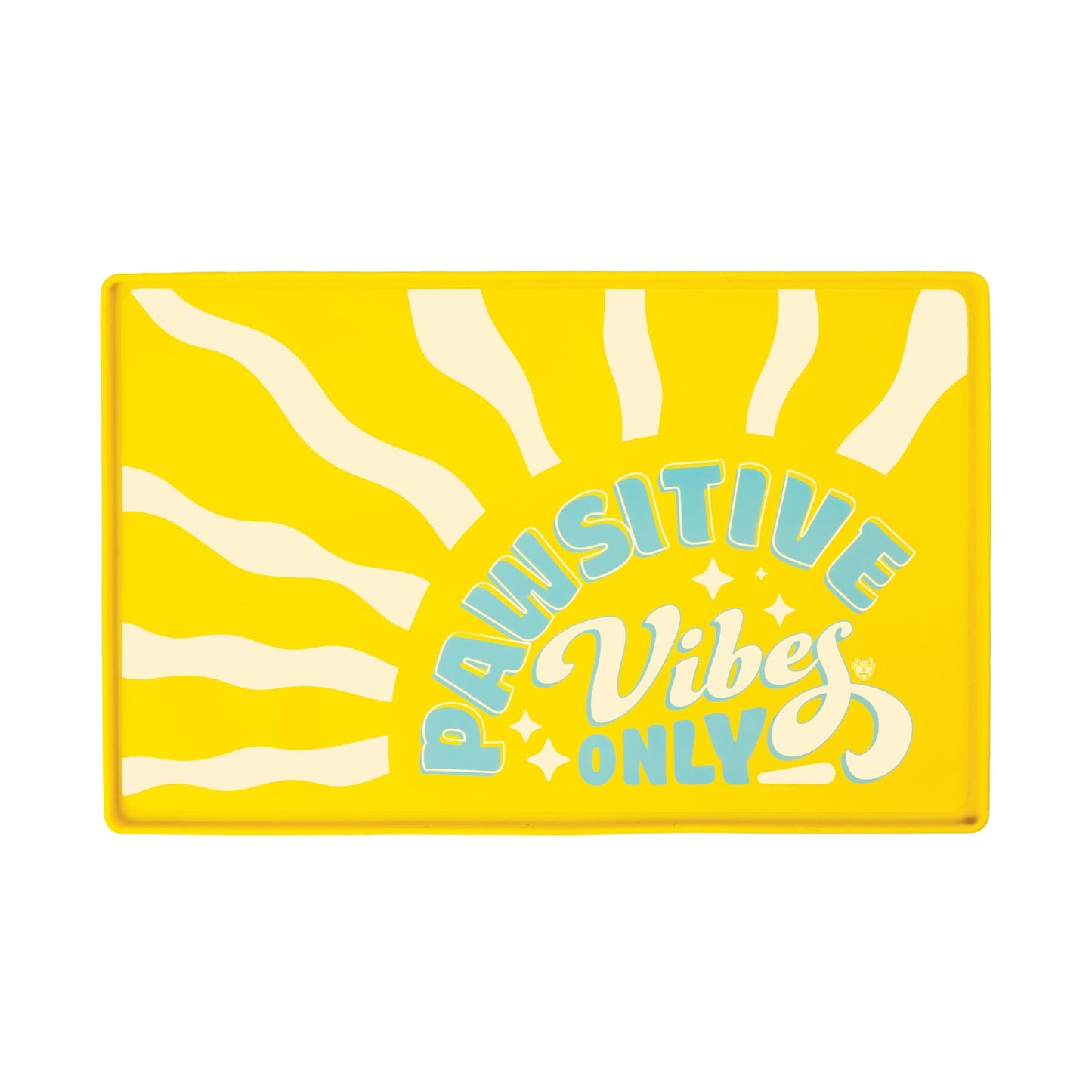 BigMouth Inc Pawsitive Vibes Pet Placemat