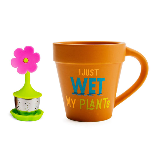 BigMouth Inc I Just Wet My Plants! - Tea Infuser Mug Set