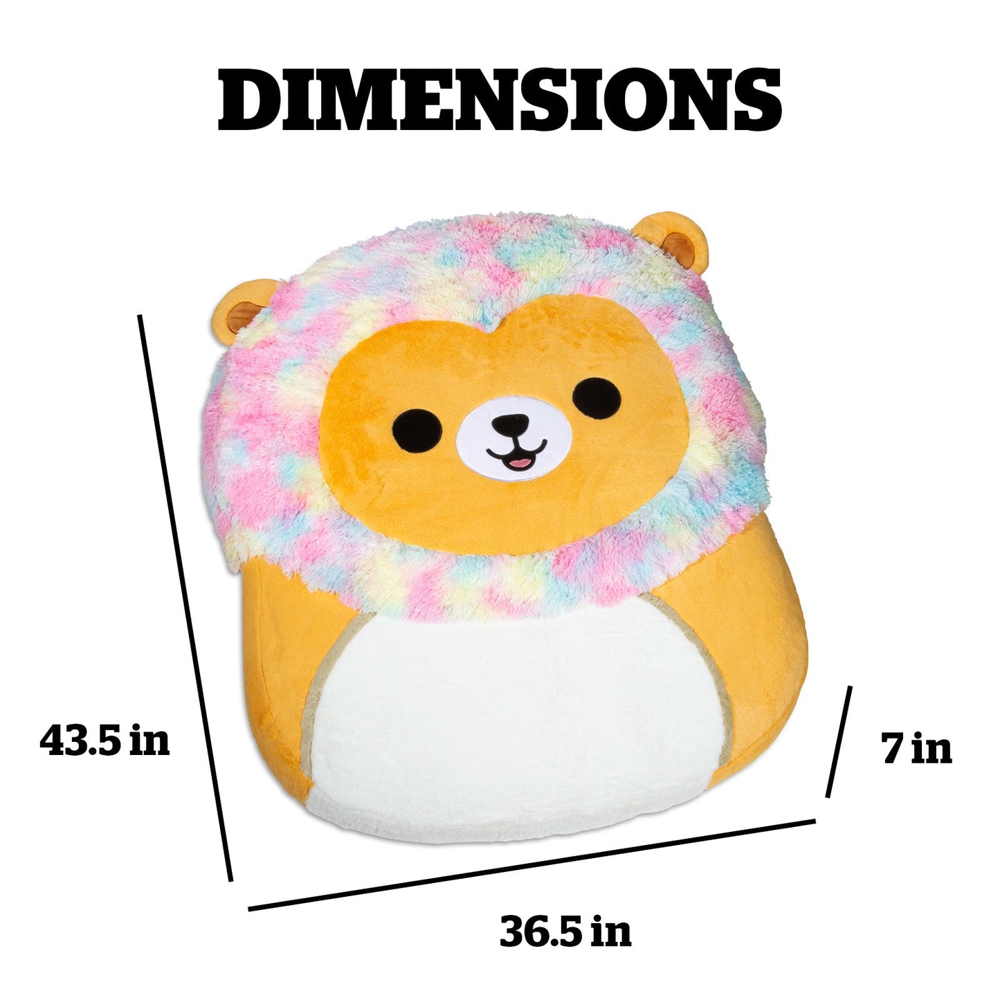 BigMouth Inc BigMouth x Squishmallows Leonard the Lion Floor Floatie