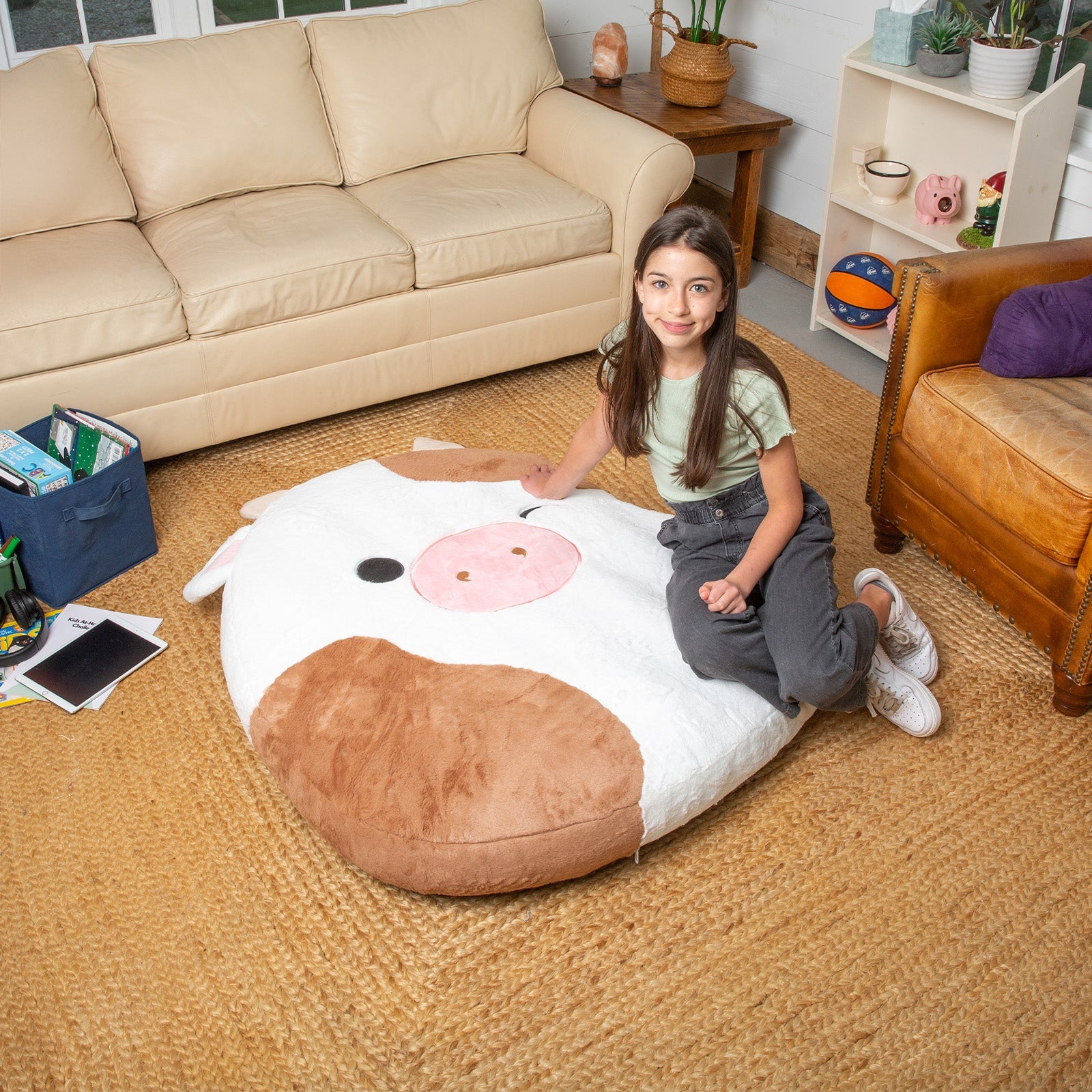 BigMouth Inc BigMouth x Squishmallows Ronnie the Cow Floor Floatie
