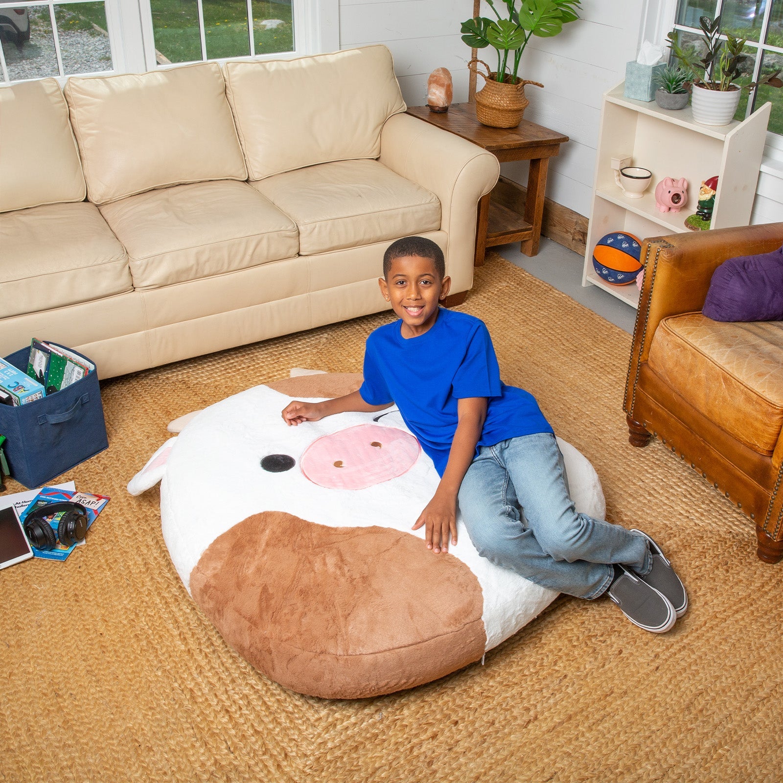 BigMouth Inc BigMouth x Squishmallows Ronnie the Cow Floor Floatie