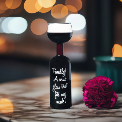 BigMouth Inc The Original Wine Bottle Glass