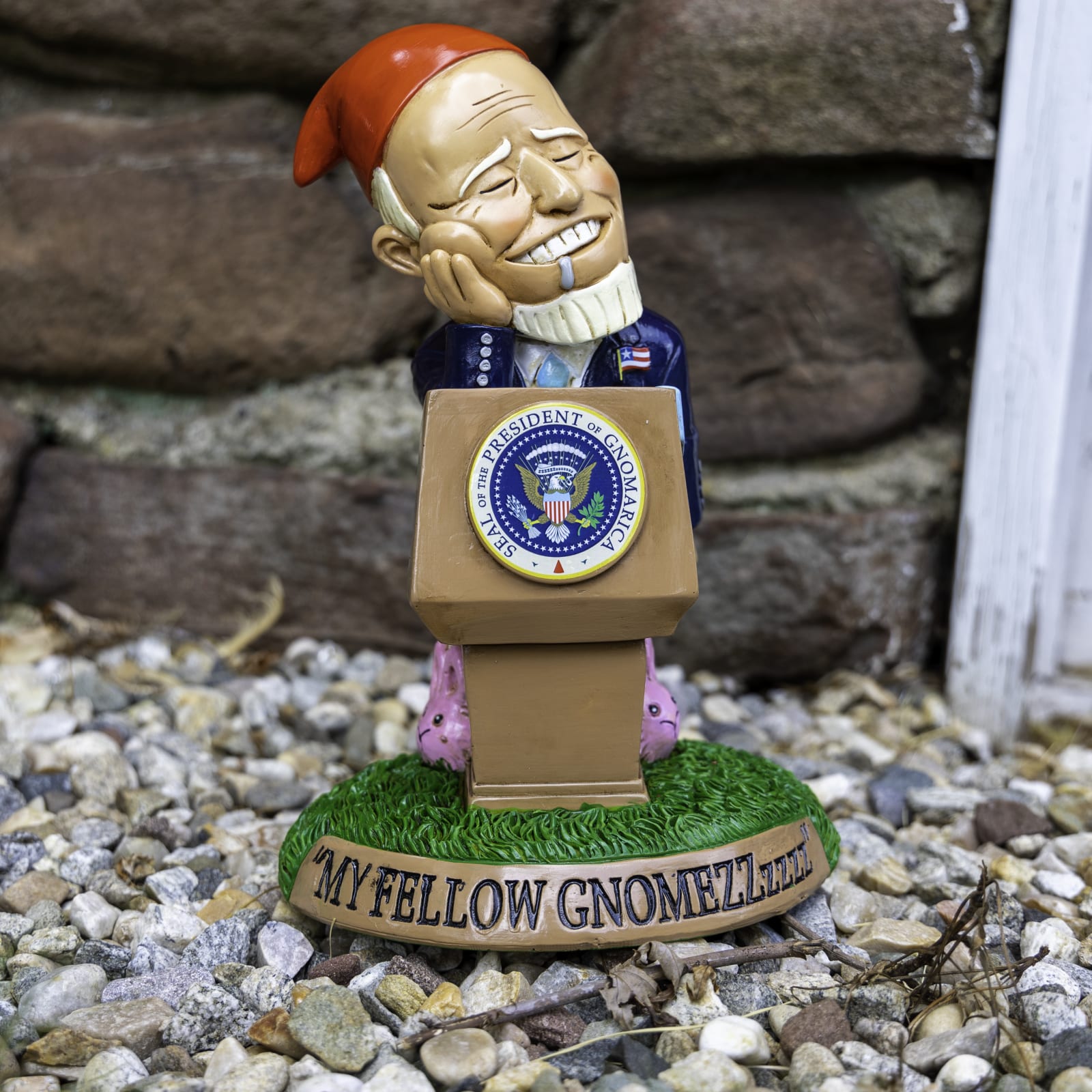 BigMouth Inc Sleepy Biden Gnome