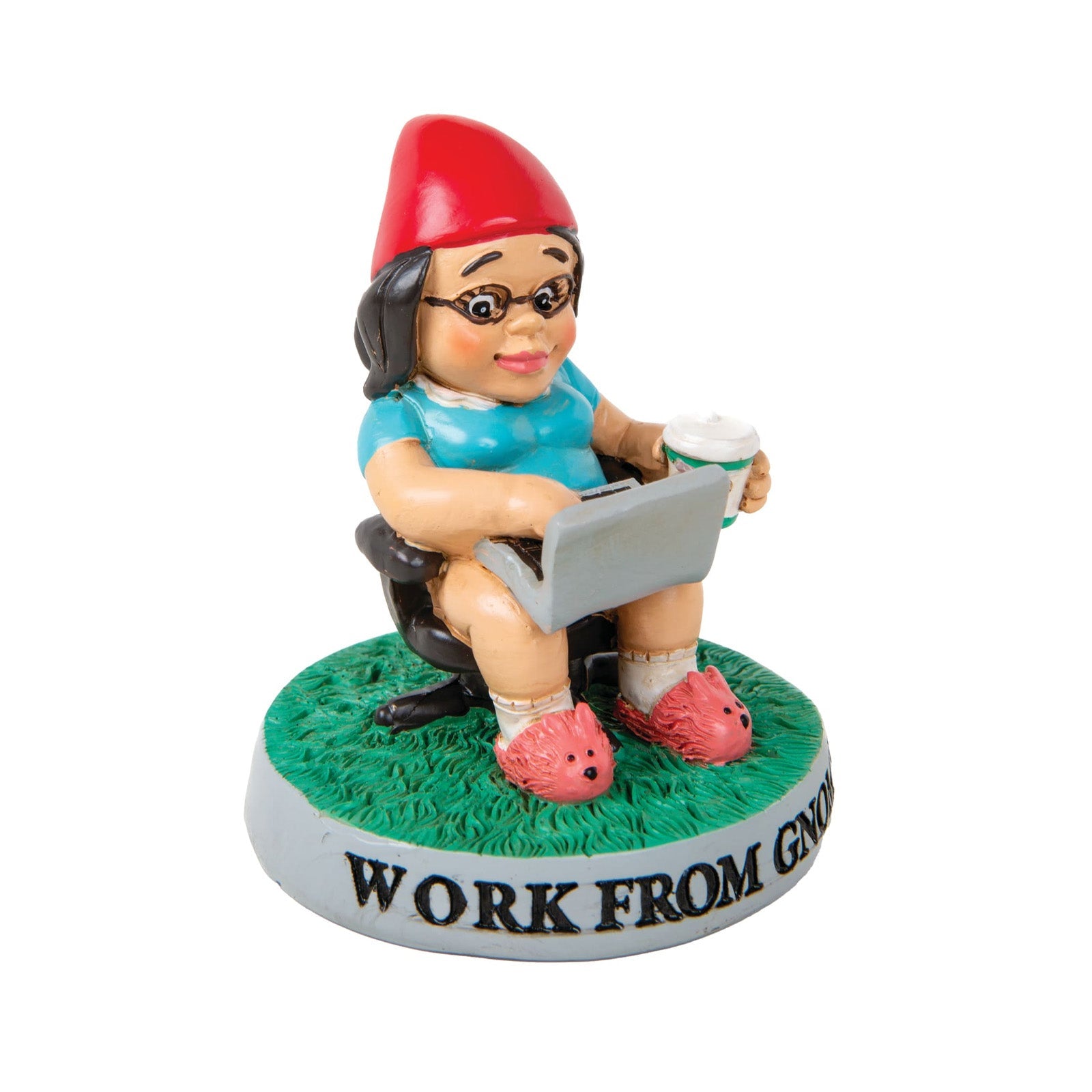 BigMouth Inc Female Work From Home - Desktop Gnome