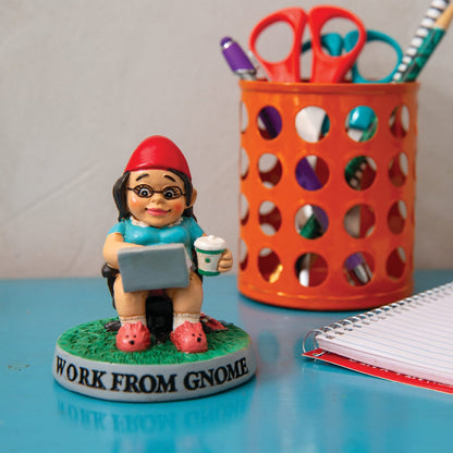 BigMouth Inc Female Work From Home - Desktop Gnome