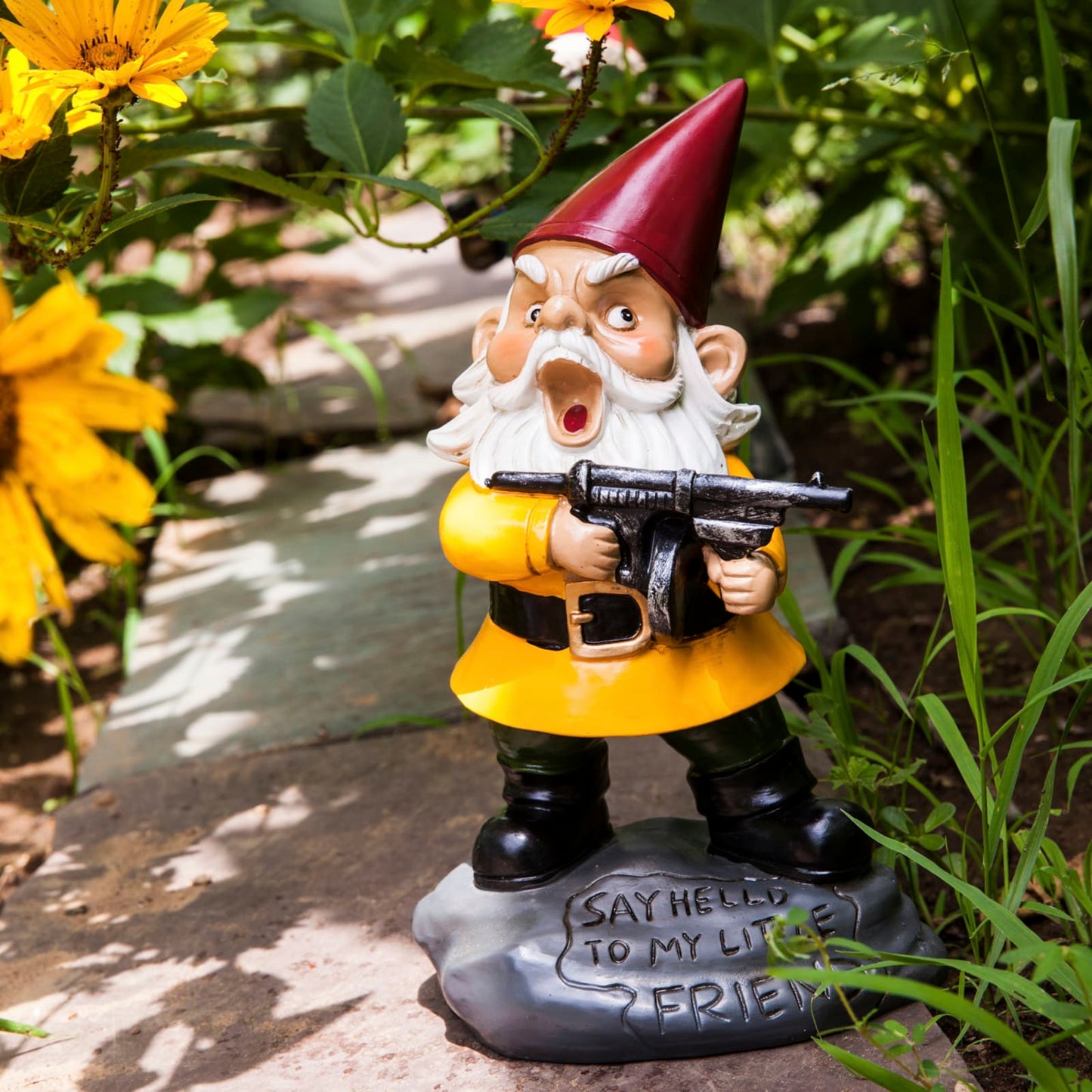 BigMouth Inc The Angry Little Garden Gnome