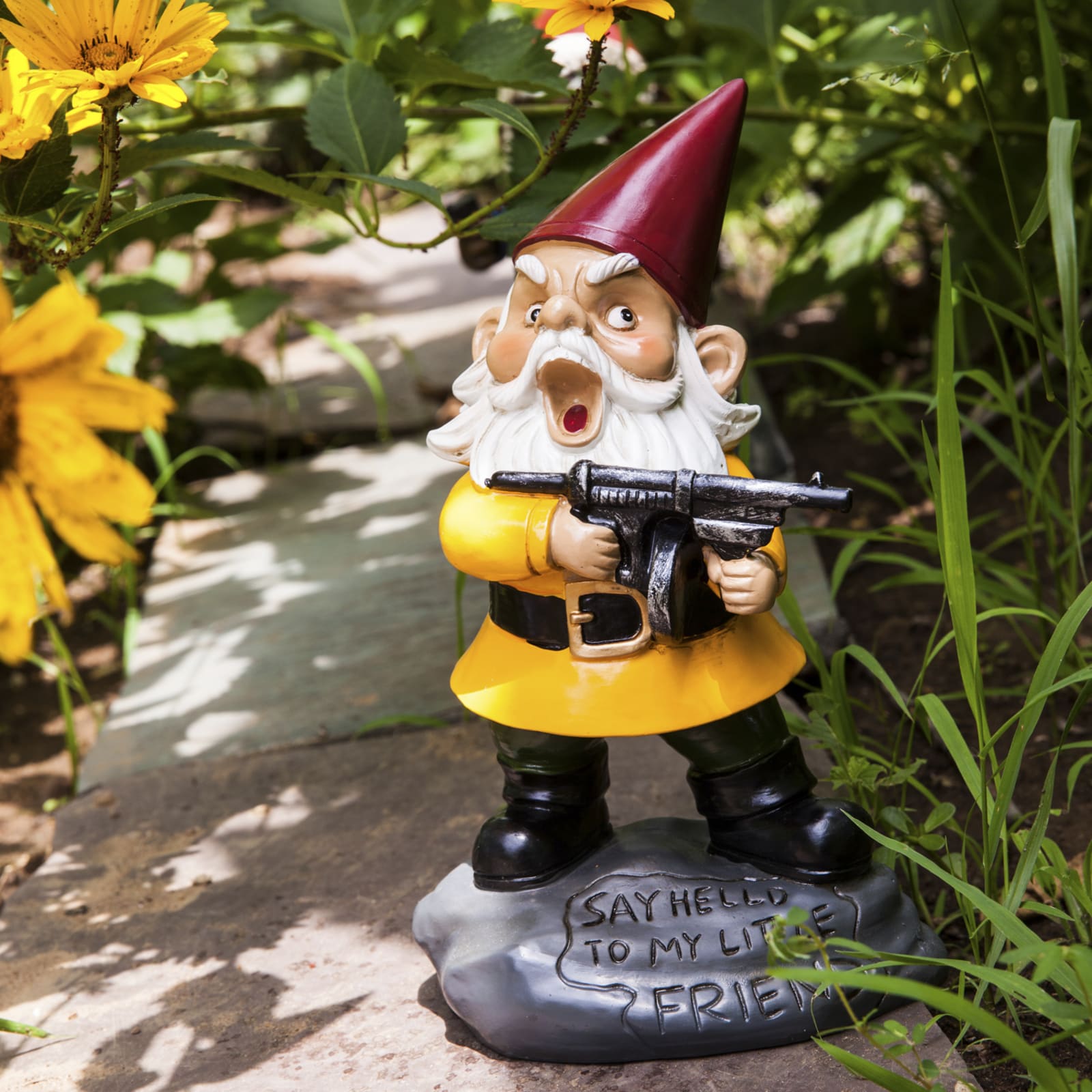 BigMouth Inc The Angry Little Garden Gnome