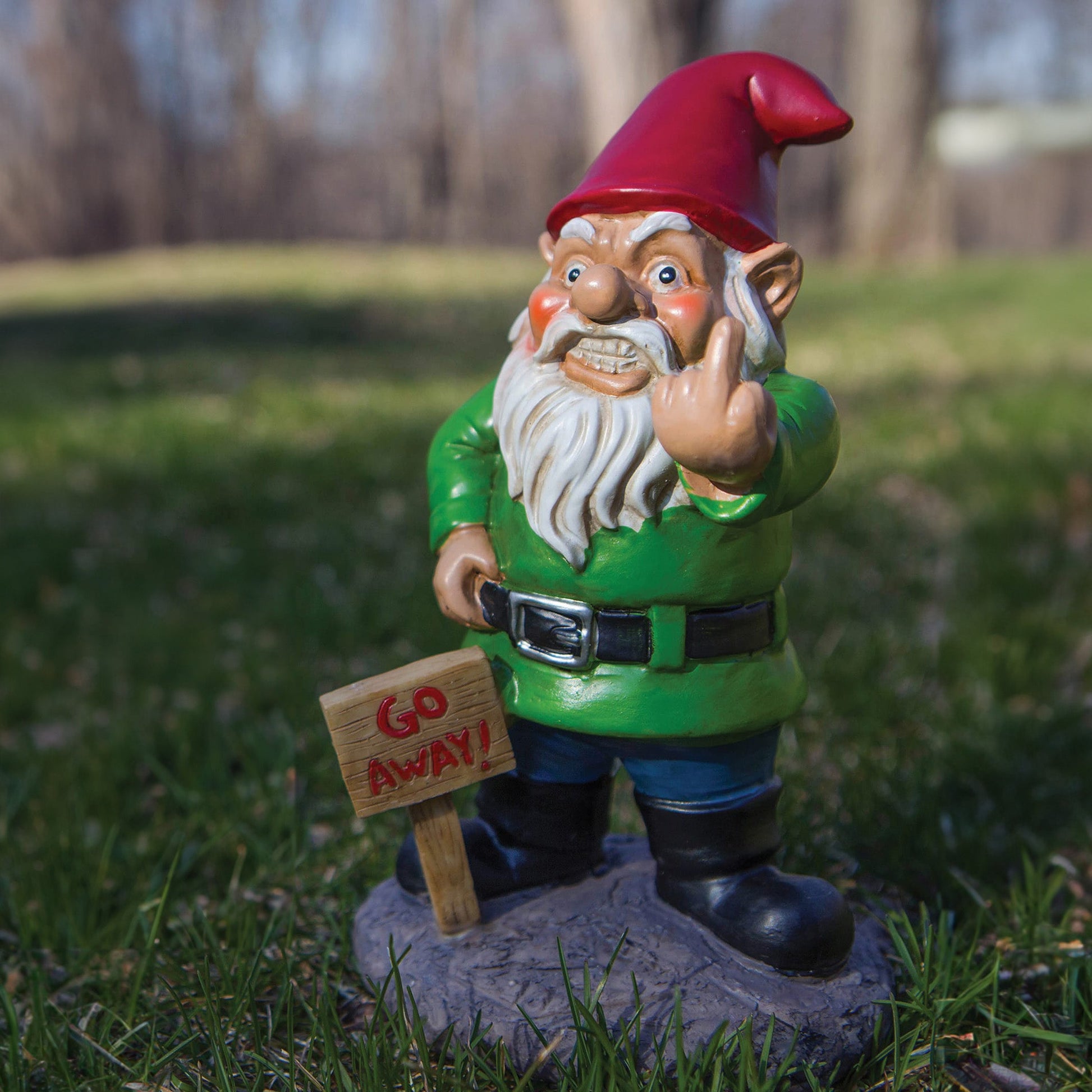 BigMouth Inc The Go Away Garden Gnome