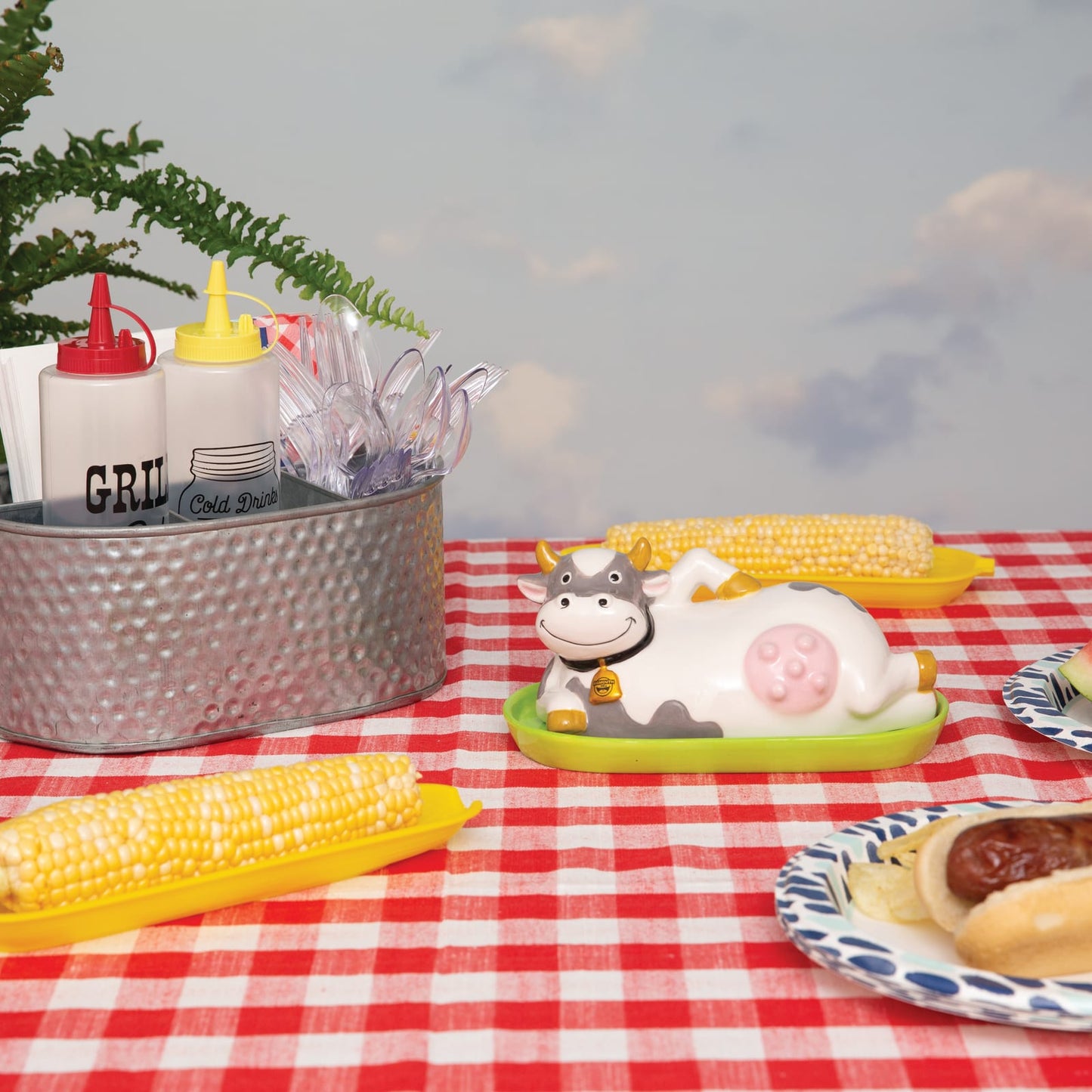 BigMouth Inc Udderly Buttery Butter Dish