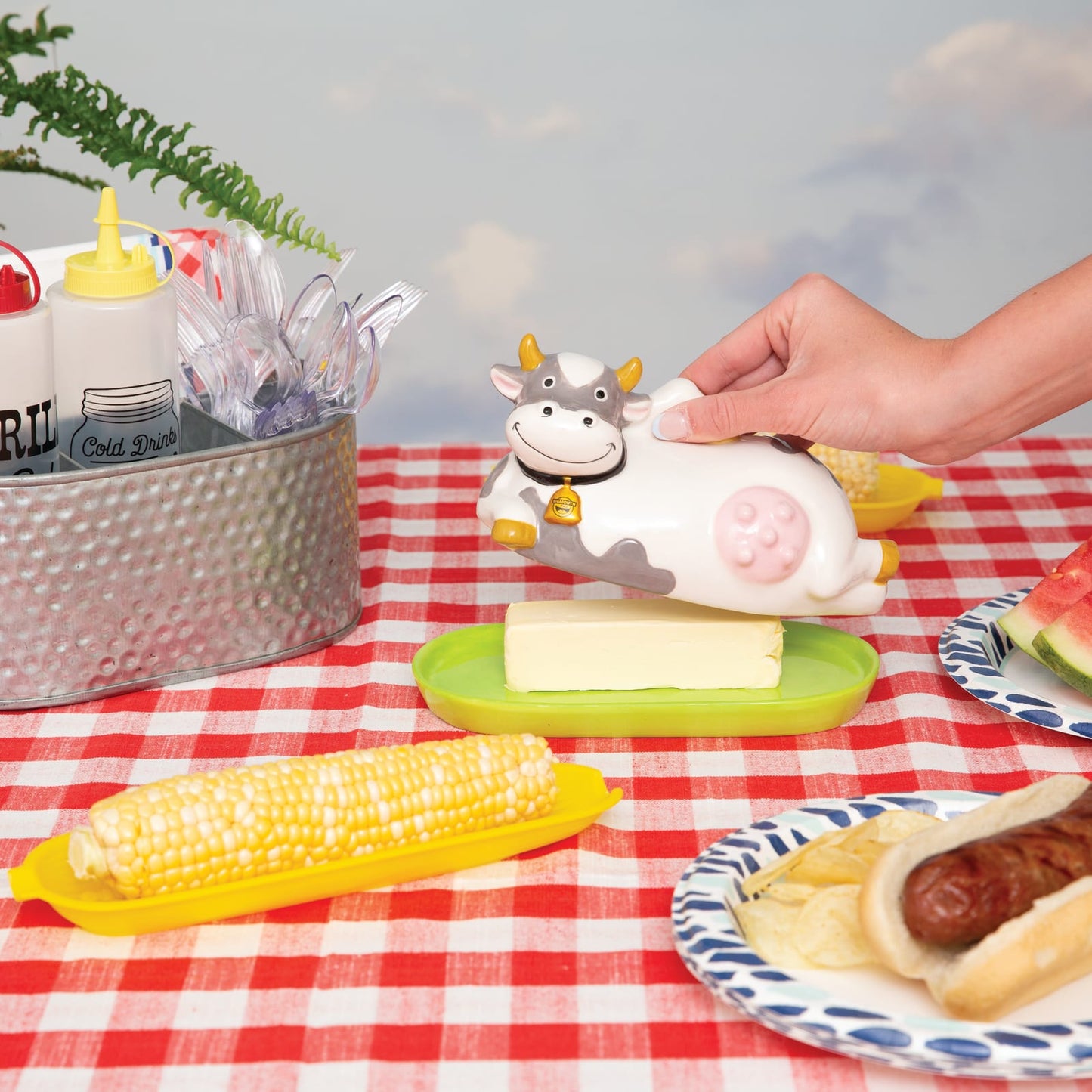 BigMouth Inc Udderly Buttery Butter Dish