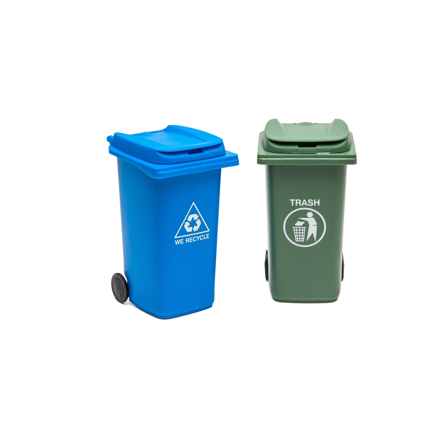 BigMouth Inc Mini Trash Can and Recycle Can Desk Set