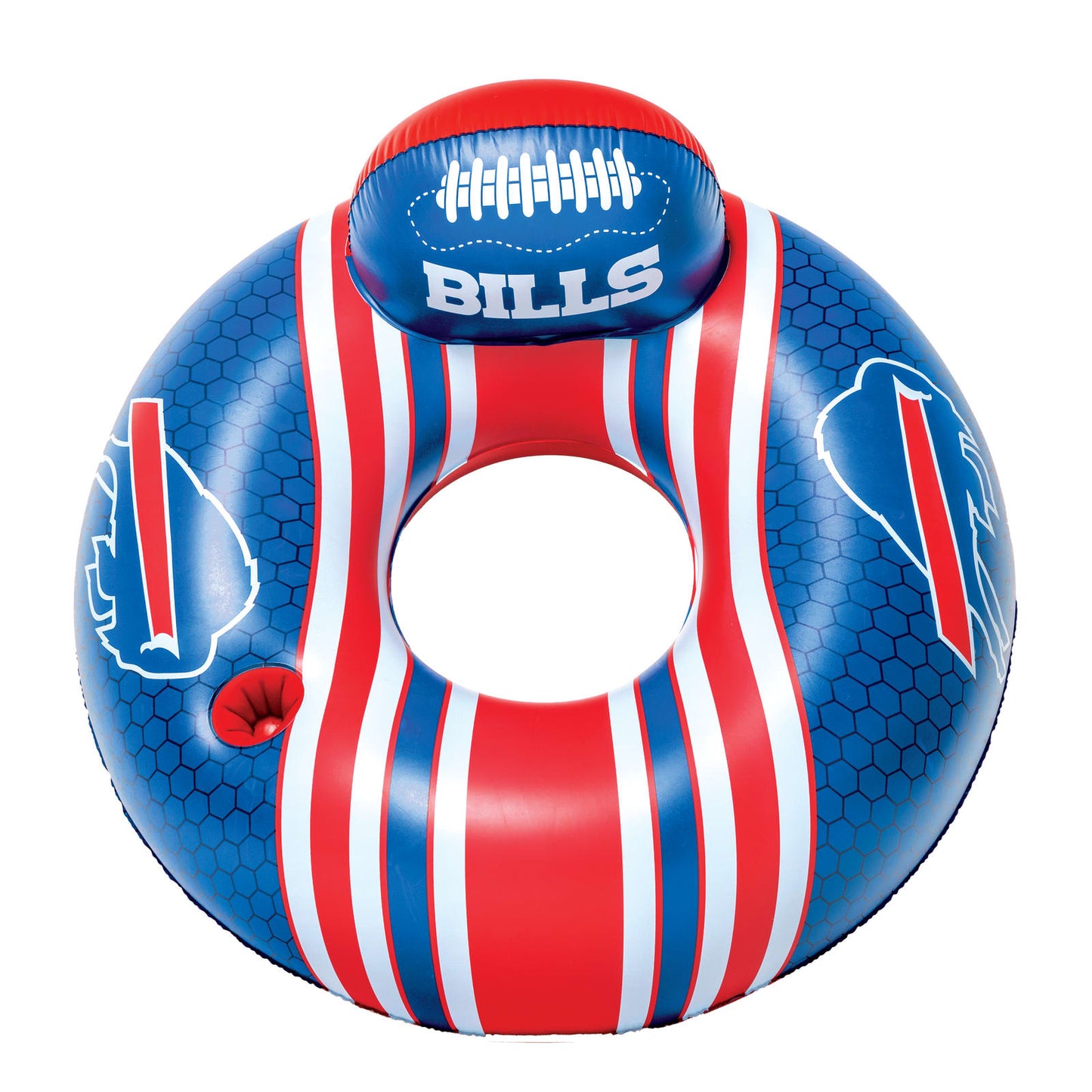 BigMouth Inc Buffalo Bills 42 in Pool Float with cupholder and backrest
