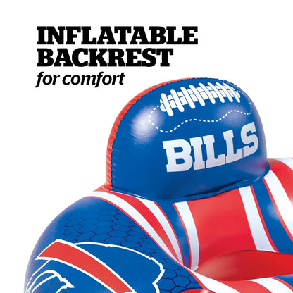 BigMouth Inc Buffalo Bills 42 in Pool Float with cupholder and backrest