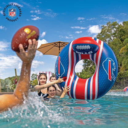 BigMouth Inc Buffalo Bills 42 in Pool Float with cupholder and backrest