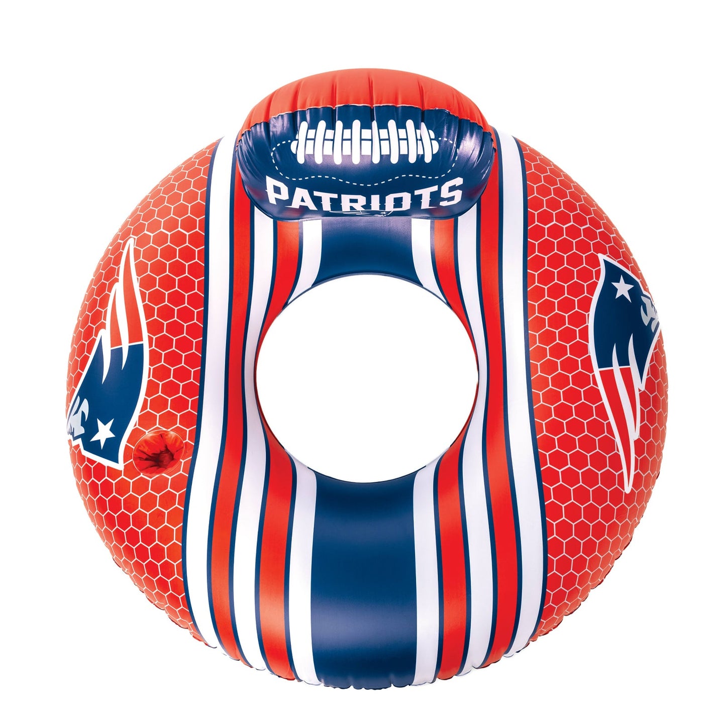 BigMouth Inc New England Patriots 42 in Pool Float with cupholder and backrest
