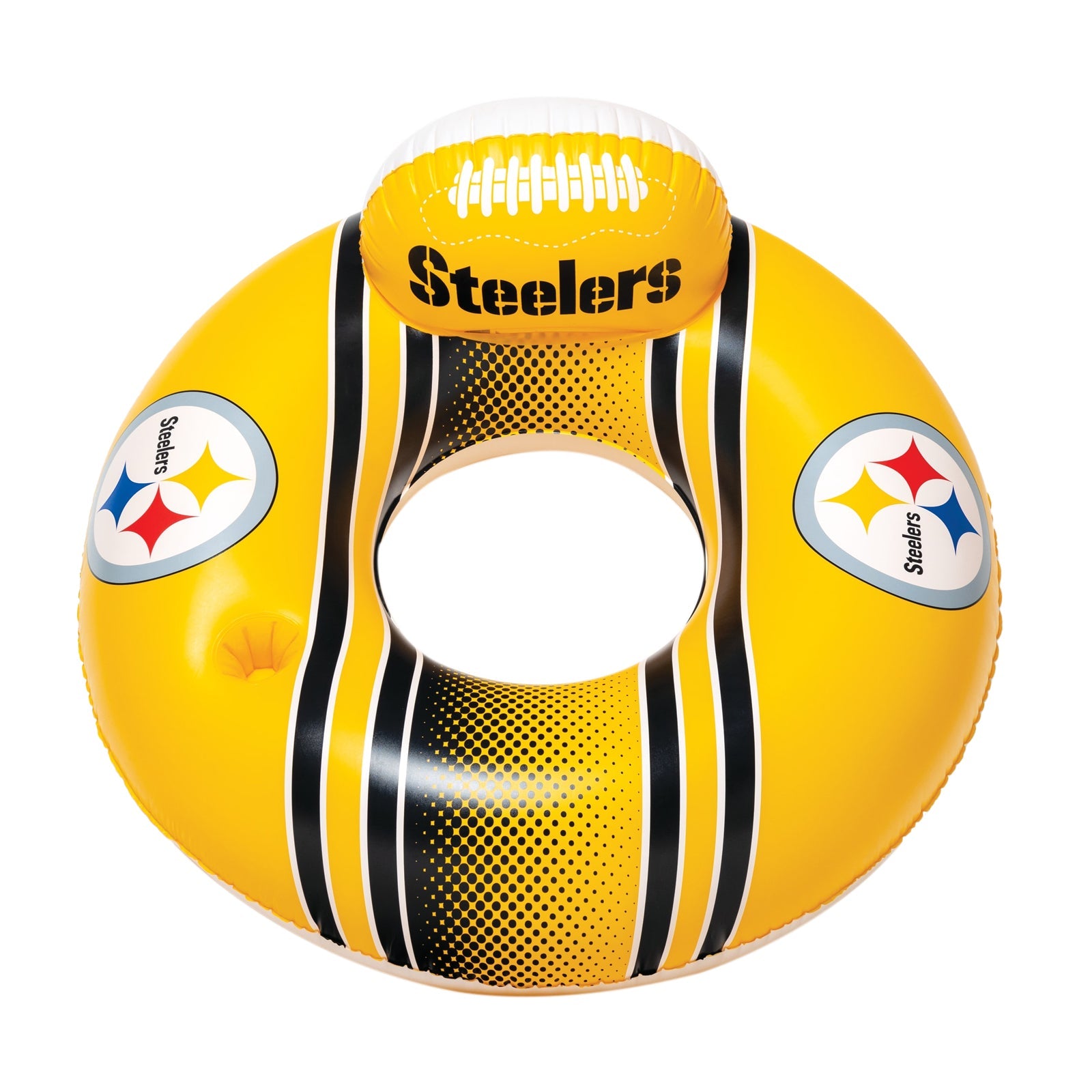 BigMouth Inc Pittsburgh Steelers 42 in Pool Float with cupholder and backrest