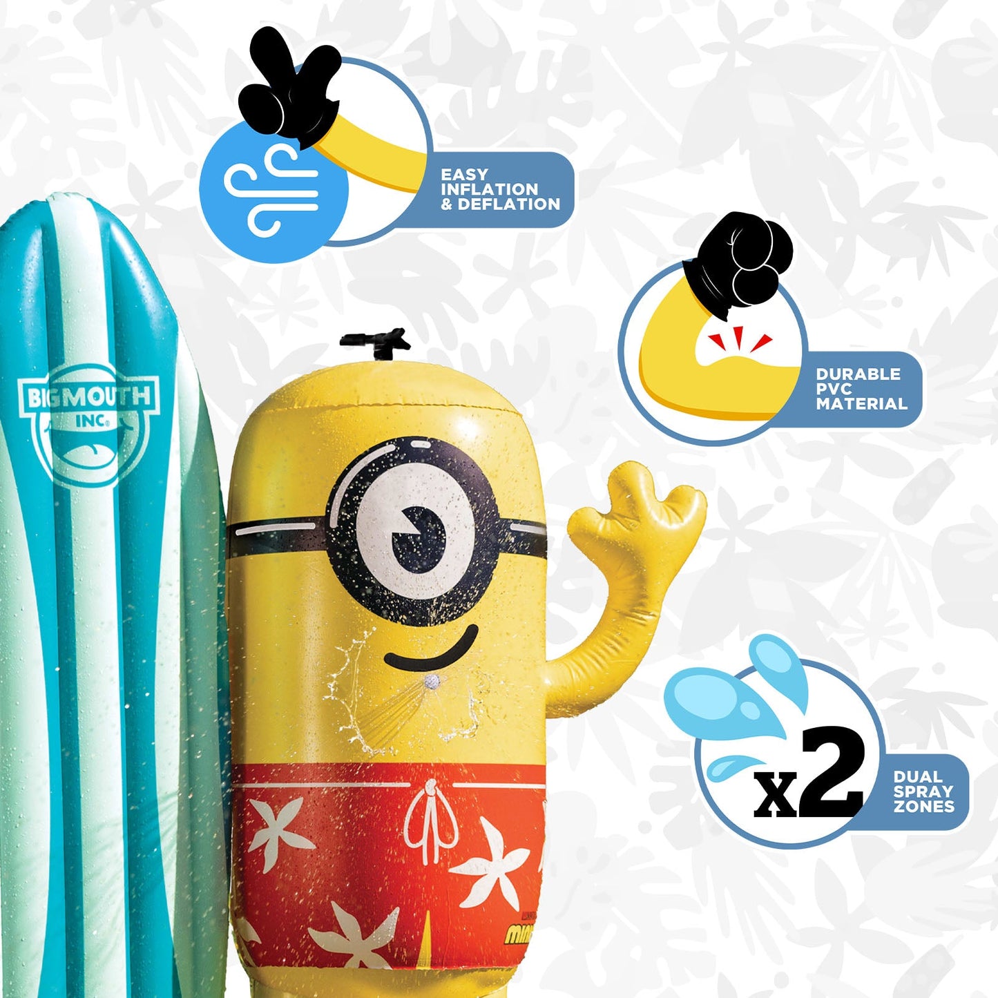 BigMouth Inc Surfboard Minion Sprinkler