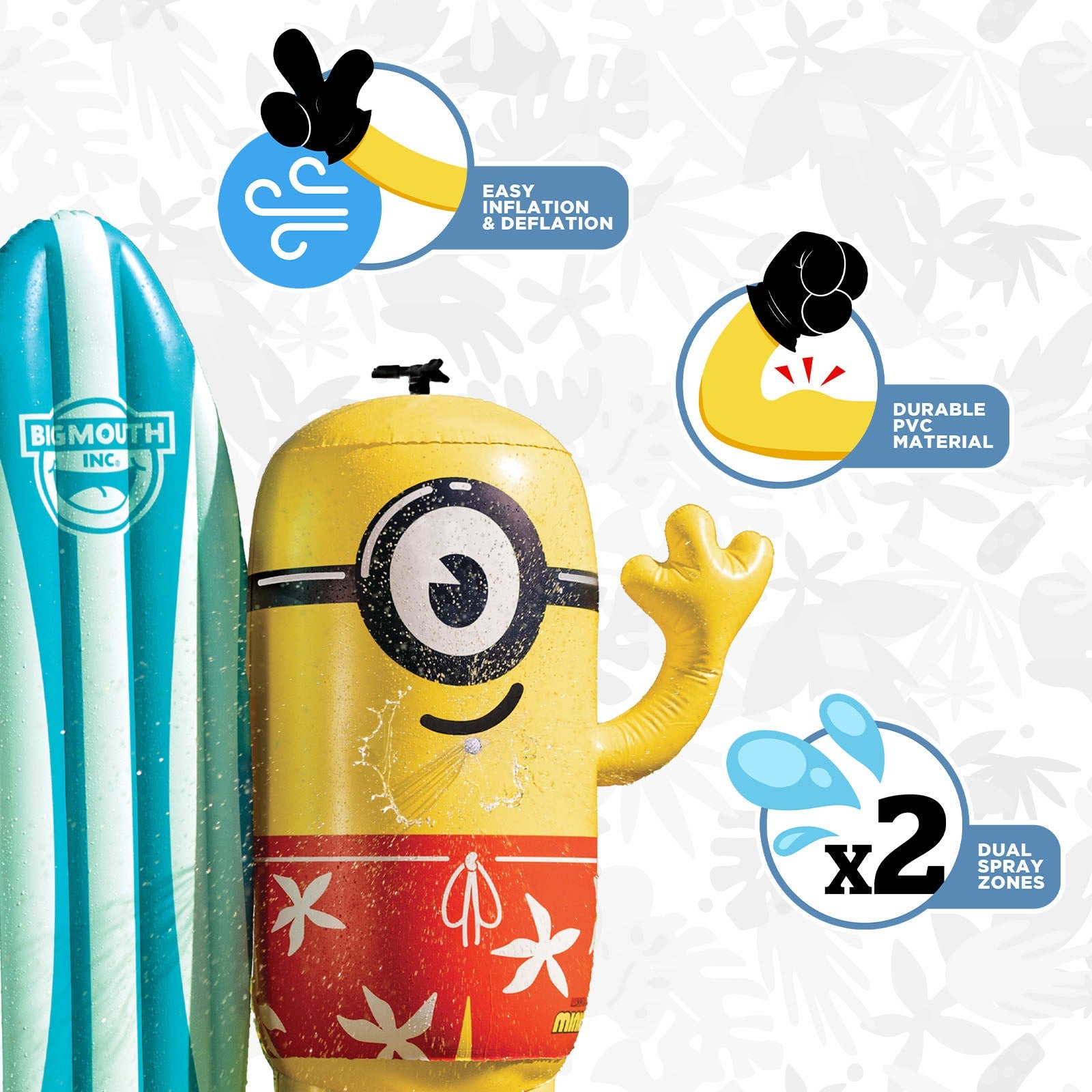 BigMouth Inc Surfboard Minion Sprinkler