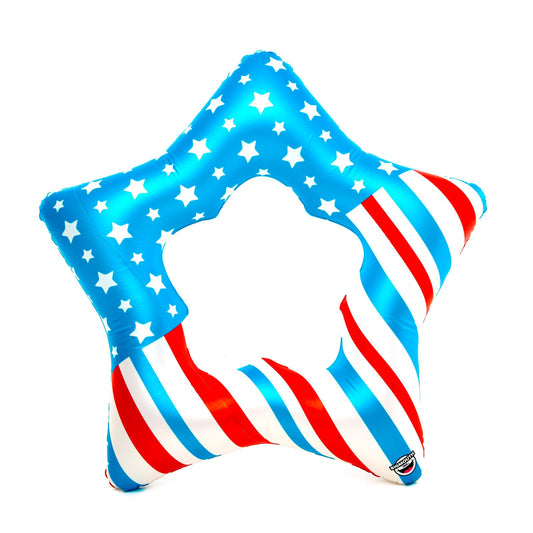 BigMouth Inc Giant Patriotic Star Pool Float