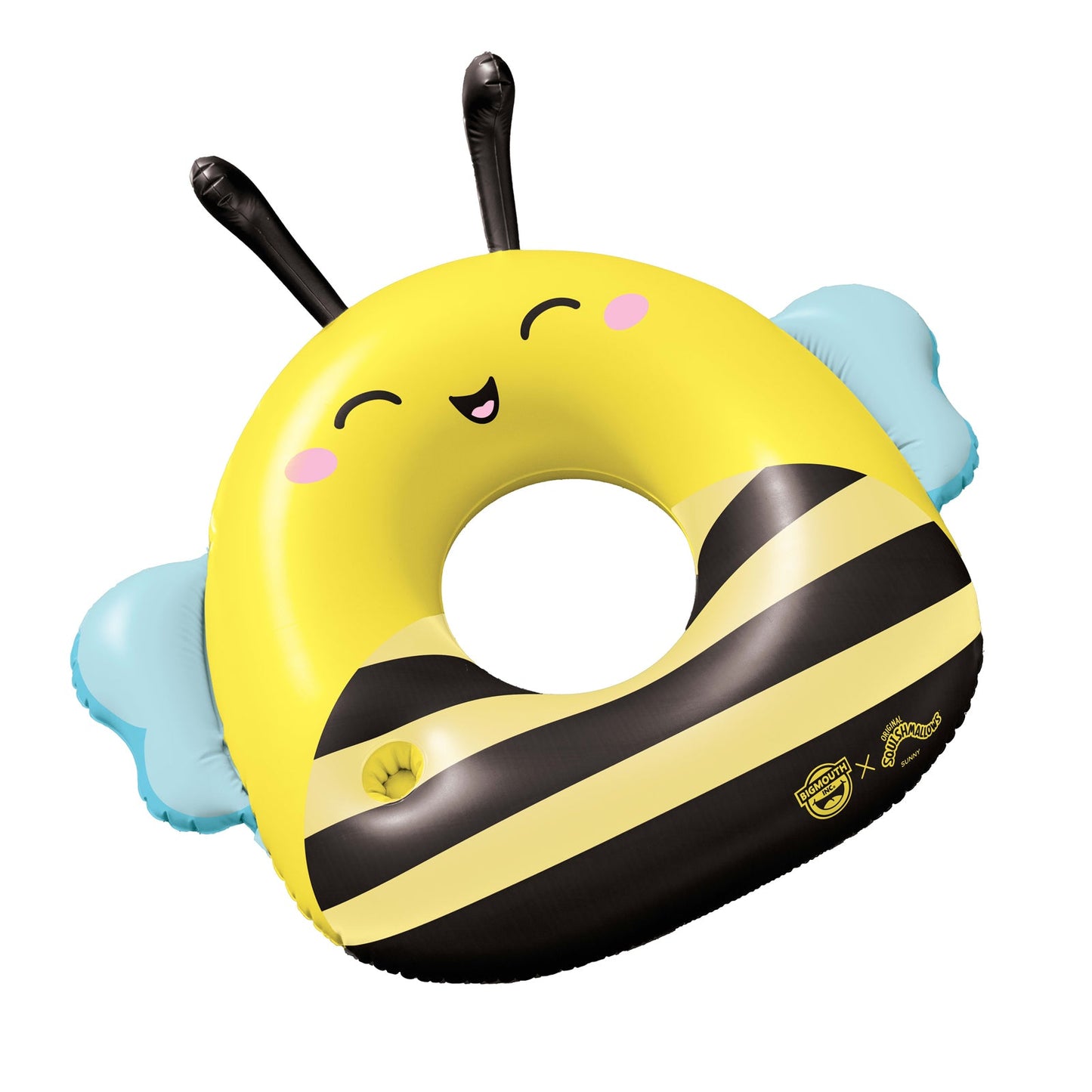 BigMouth Inc Squishmallows Sunny the Bee 42 inch pool float with cupholder