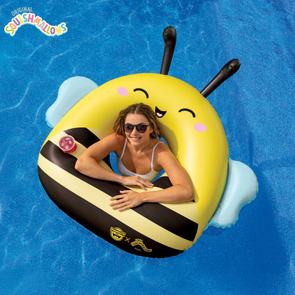 BigMouth Inc Squishmallows Sunny the Bee 42 inch pool float with cupholder