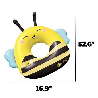 BigMouth Inc Squishmallows Sunny the Bee 42 inch pool float with cupholder