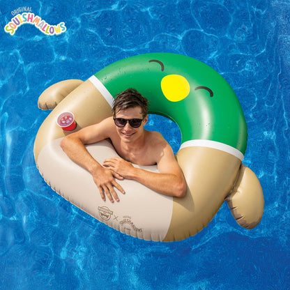 BigMouth Inc Squishmallows Avery the Duck 42 inch pool float with cupholder