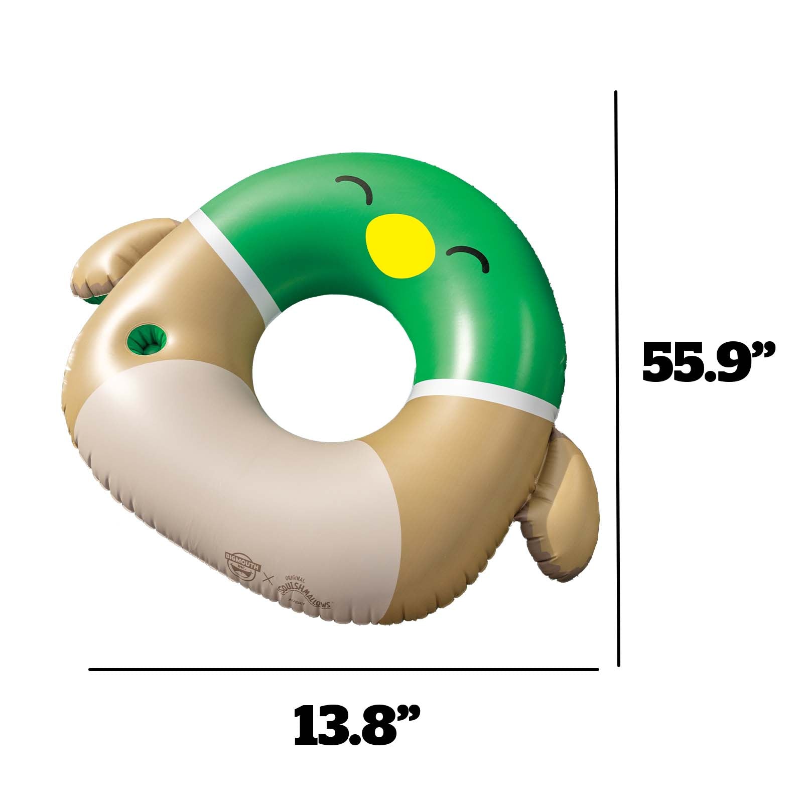 BigMouth Inc Squishmallows Avery the Duck 42 inch pool float with cupholder