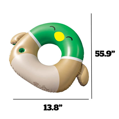 BigMouth Inc Squishmallows Avery the Duck 42 inch pool float with cupholder