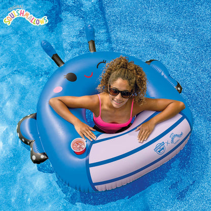 BigMouth Inc Squishmallows Waverly the Butterfly 42 inch pool float with cupholder