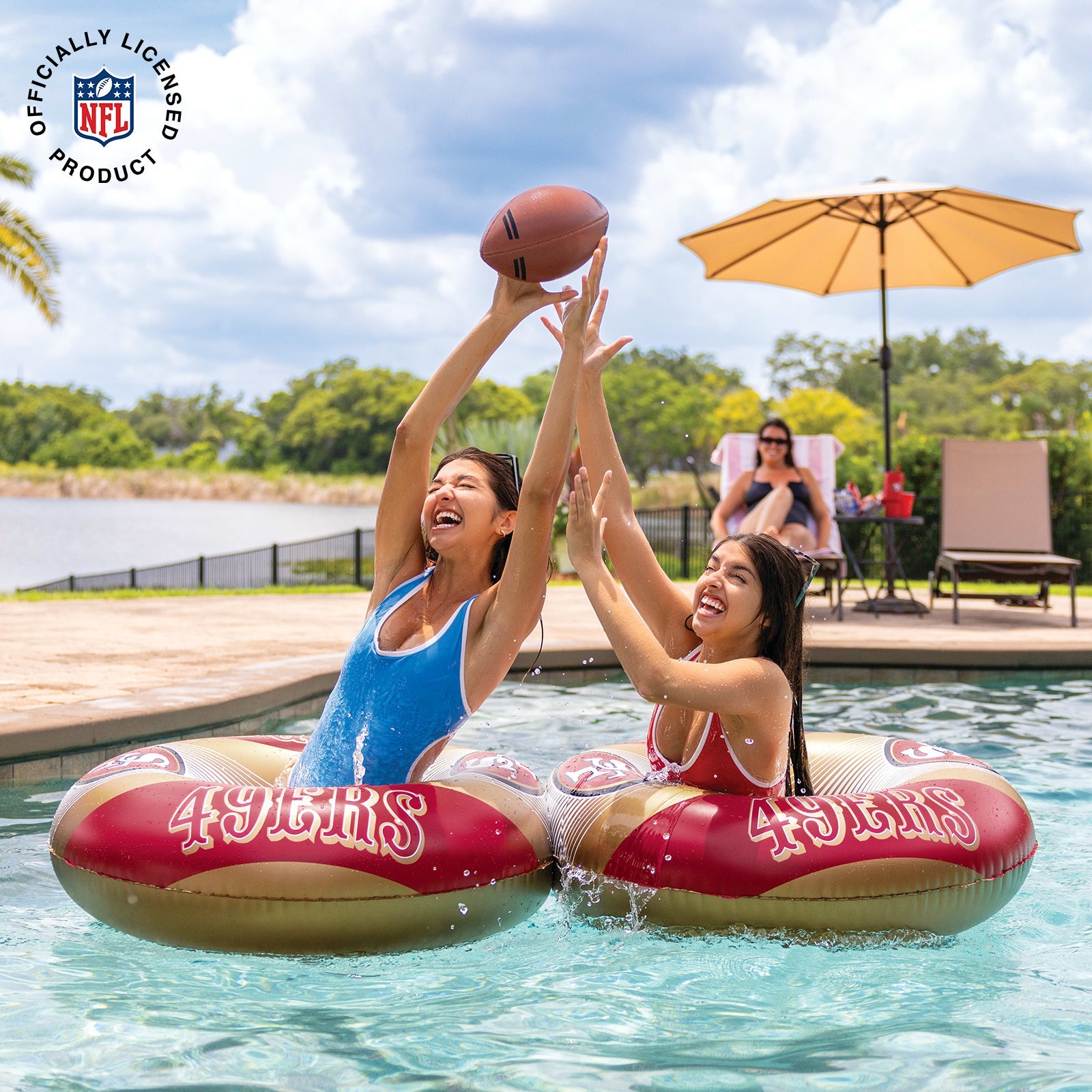 BigMouth Inc San Francisco 49ers 36in ring pool float