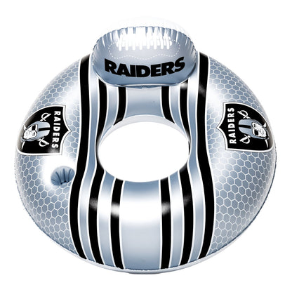 BigMouth Inc Las Vegas Raiders 42 in Pool Float with cupholder and backrest